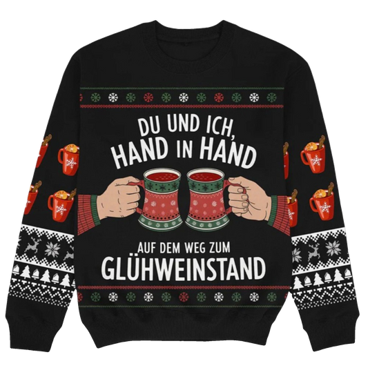 2026 Christmas Hand In Hand Ugly Sweater - Moonbestprint