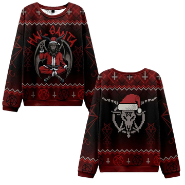 2026 Christmas Hail Santa Ugly Christmas Sweater - Moonbestprint
