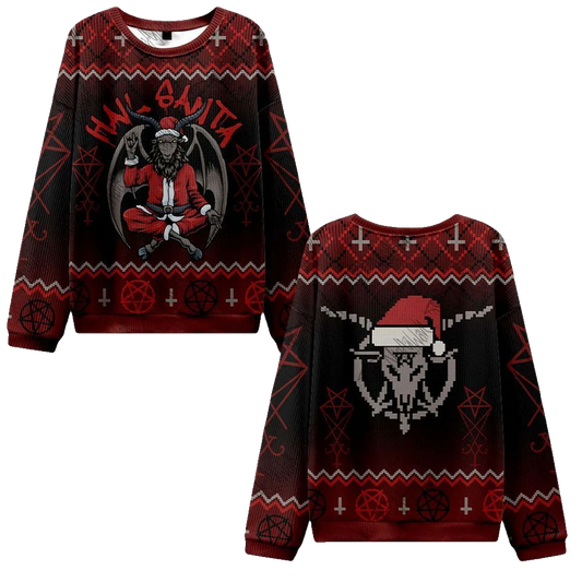2026 Christmas Hail Santa Ugly Christmas Sweater - Moonbestprint
