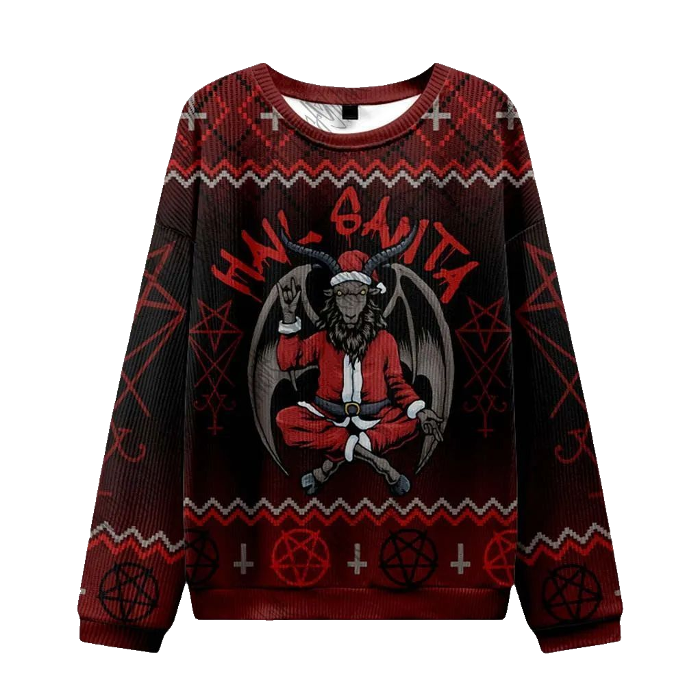 2026 Christmas Hail Santa Ugly Christmas Sweater - Moonbestprint