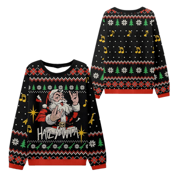 2026 Christmas Hail Santa Claus Ugly Sweater - Moonbestprint
