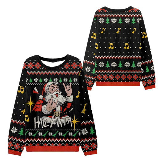 2026 Christmas Hail Santa Claus Ugly Sweater - Moonbestprint