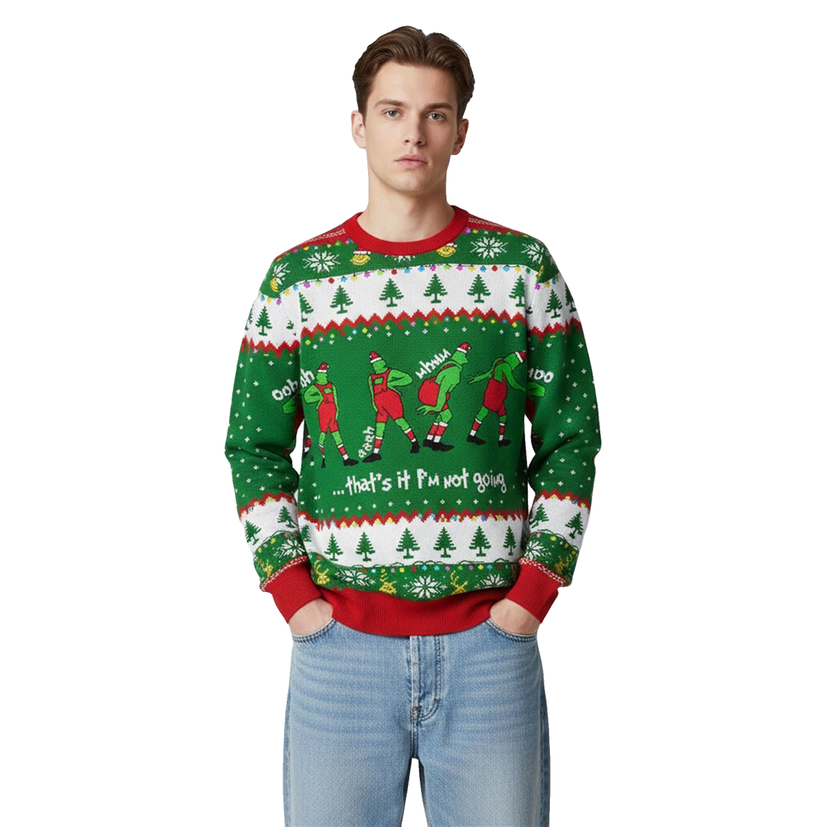 2026 Christmas Grnch Thats It Im Not Going Ugly Sweater - Moonbestprint