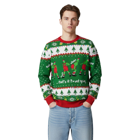 2026 Christmas Grnch Thats It Im Not Going Ugly Sweater - Moonbestprint