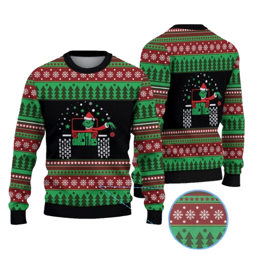 2026 Christmas Grnch Jp Christmas Ugly Sweater - Moonbestprint
