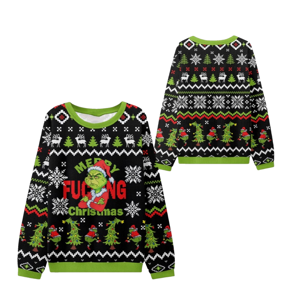 2026 Christmas Grnch Christmas Ugly Sweater - Moonbestprint