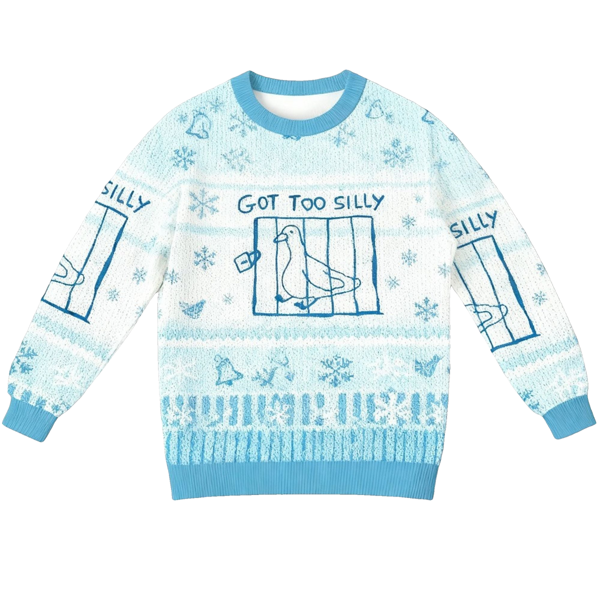 2026 Christmas Got Too Silly Meme Ugly Sweater - Moonbestprint