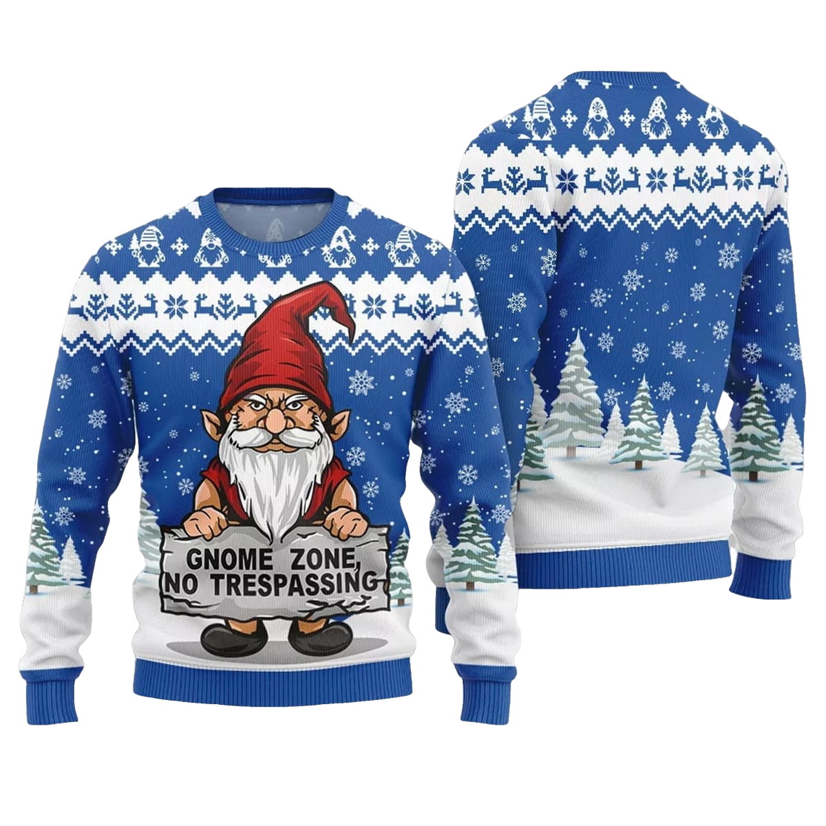 2026 Christmas Gnome Zone Ugly Christmas Sweater - Moonbestprint
