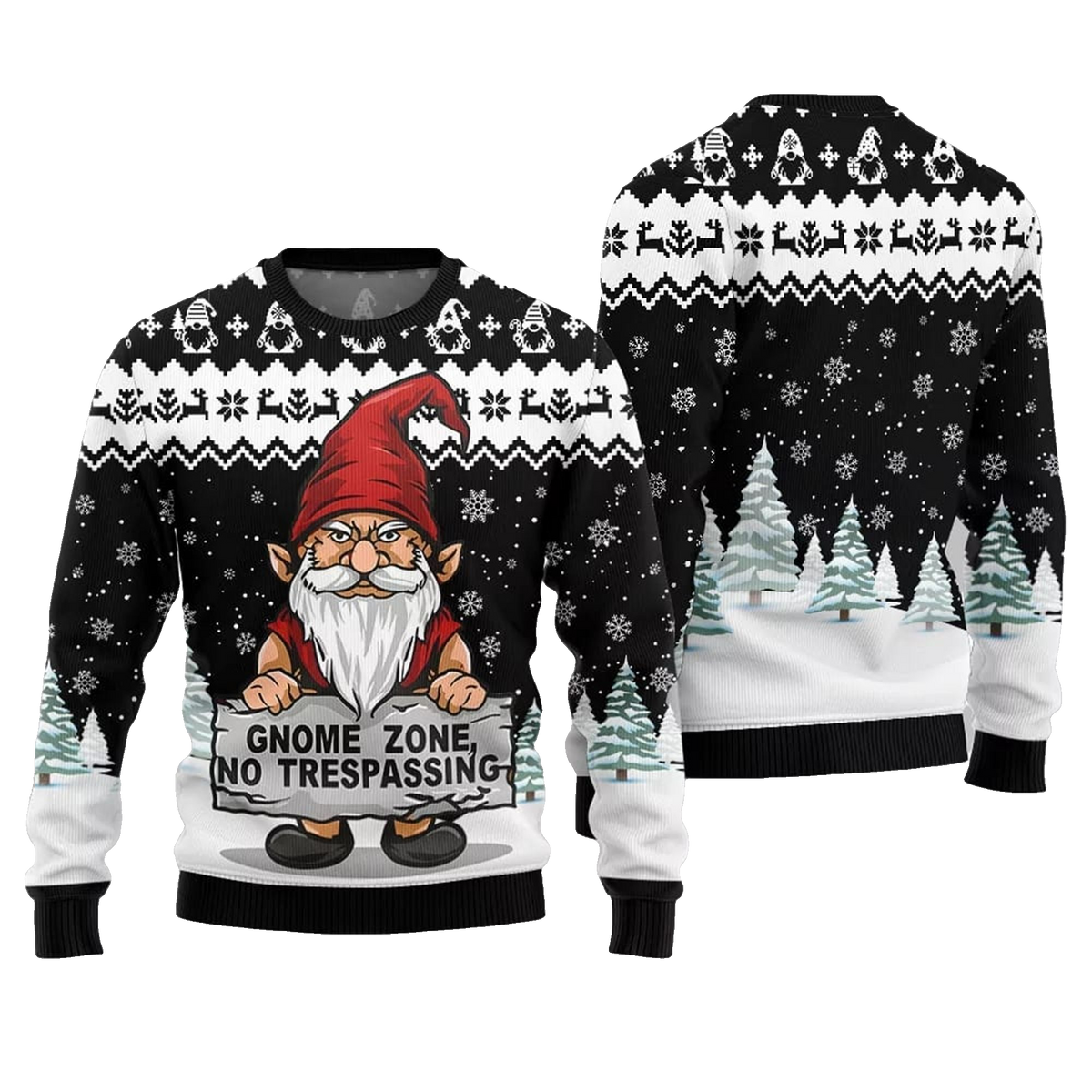2026 Christmas Gnome Zone Ugly Christmas Sweater - Moonbestprint