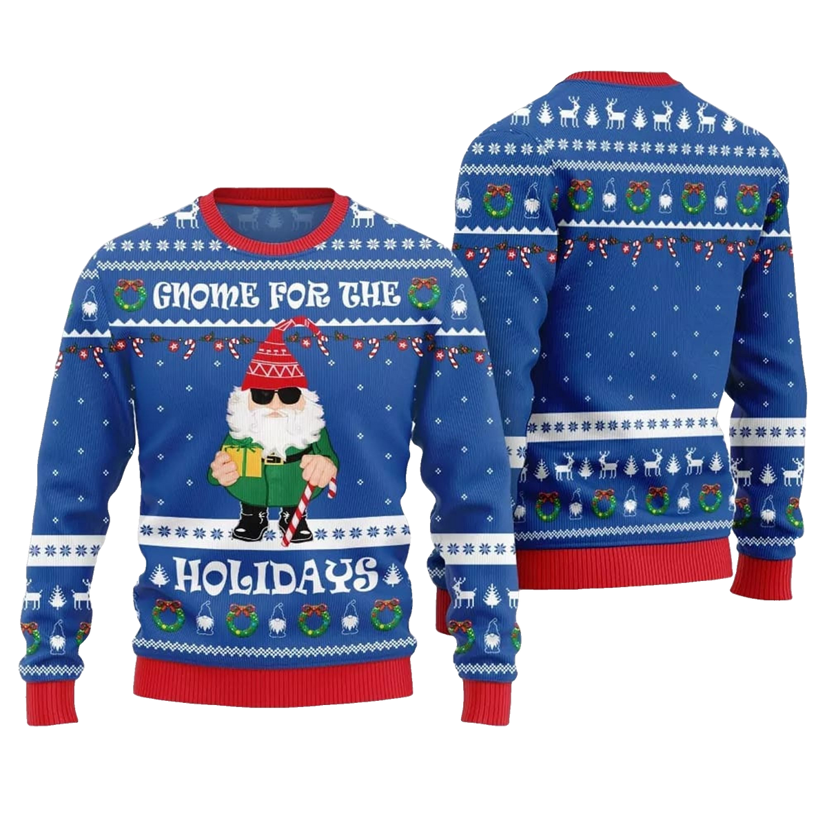 2026 Christmas Gnome For The Holidays Ugly Sweater - Moonbestprint