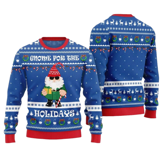 2026 Christmas Gnome For The Holidays Ugly Sweater - Moonbestprint