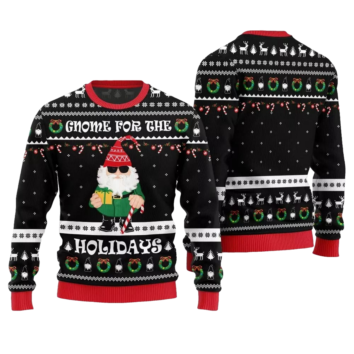 2026 Christmas Gnome For The Holidays Ugly Sweater - Moonbestprint