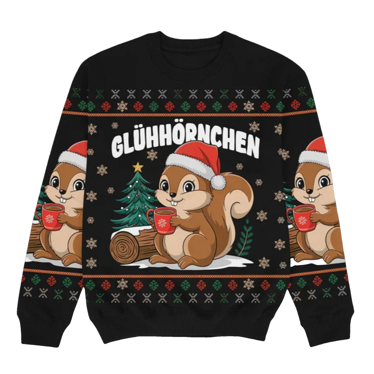 2026 Christmas Gluhhornchen Ugly Sweater - Moonbestprint