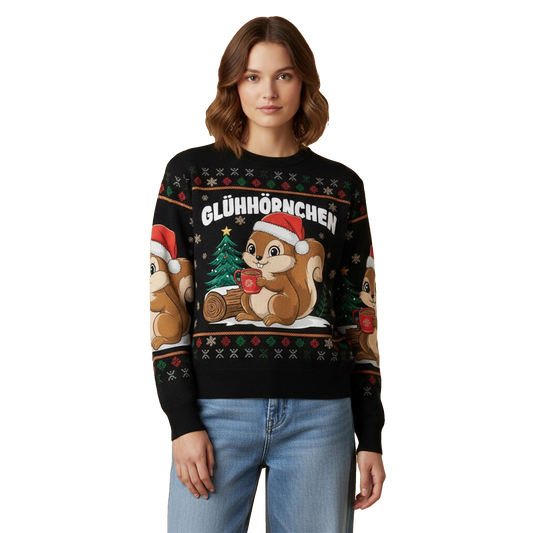2026 Christmas Gluhhornchen Ugly Sweater - Moonbestprint