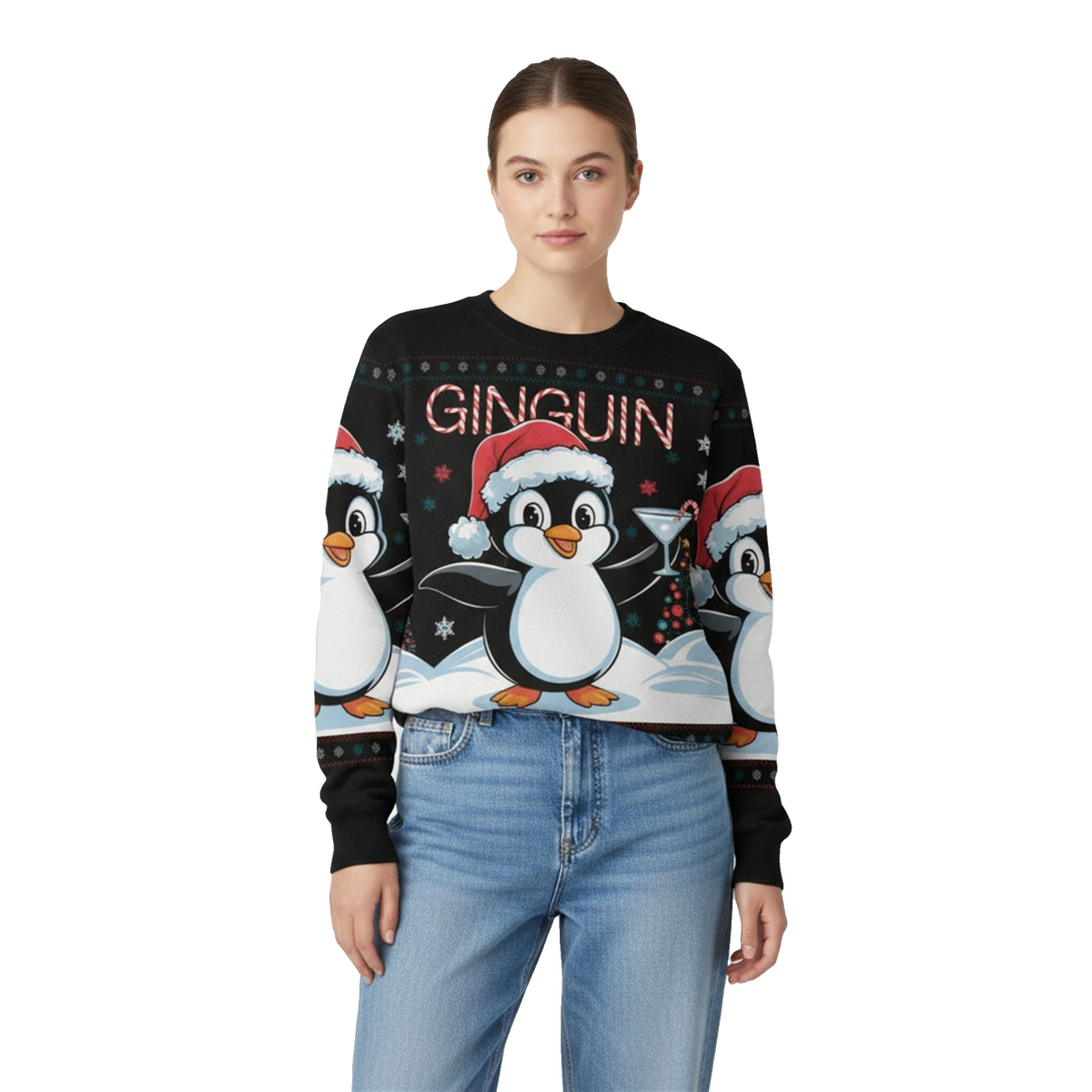 2026 Christmas GINGUIN Ugly Sweater - Moonbestprint