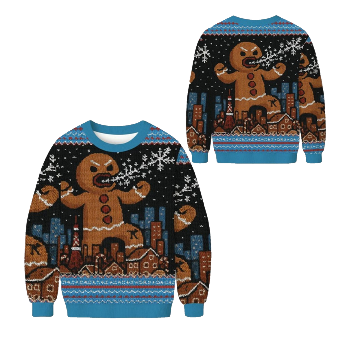 2026 Christmas Gingerbread Monster Ugly Sweater - Moonbestprint