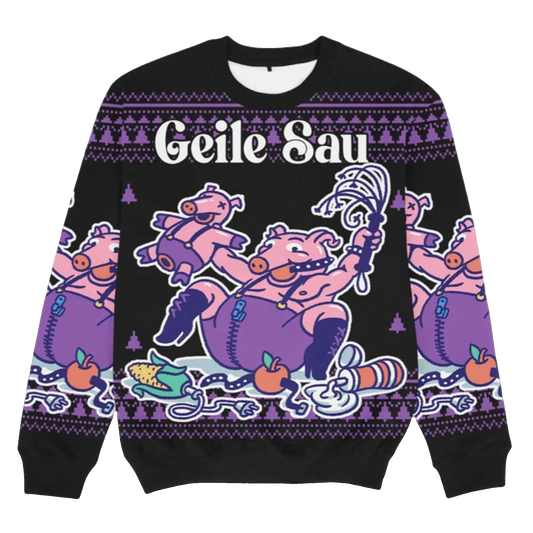 2026 Christmas Geiler Sau Ugly Sweater - Moonbestprint