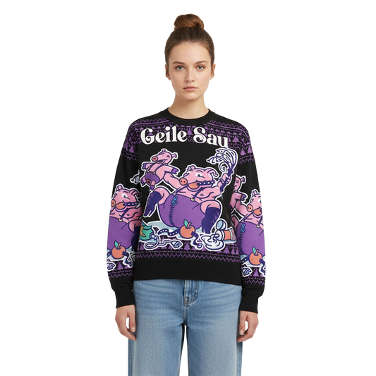 2026 Christmas Geiler Sau Ugly Sweater - Moonbestprint