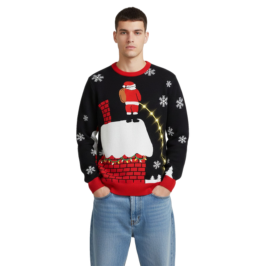 2026 Christmas Funny Santa Ugly Sweater - Moonbestprint