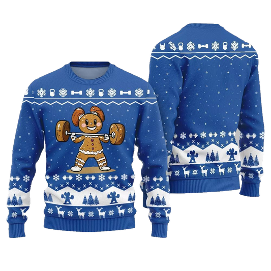 2026 Christmas Funny Gym Ugly Christmas Sweater - Moonbestprint