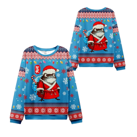 2026 Christmas Frog Brings Gifts Ugly Sweater - Moonbestprint
