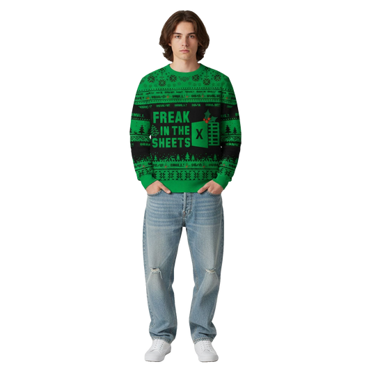 2026 Christmas Freak In The Sheets Ugly Sweater - Moonbestprint