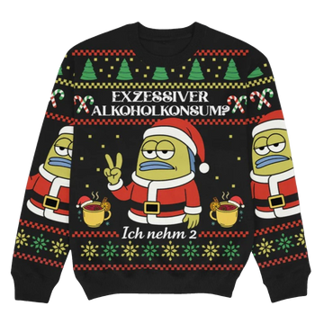 2026 Christmas Exzesiver Alkoholkonsum Ugly Sweater - Moonbestprint