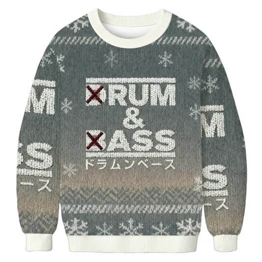 2026 Christmas Drum and Bass Ugly Sweater - Moonbestprint