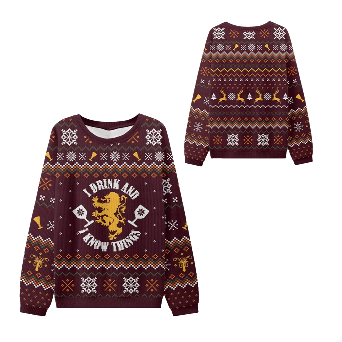 2026 Christmas Drink Know Things Ugly Sweater - Moonbestprint