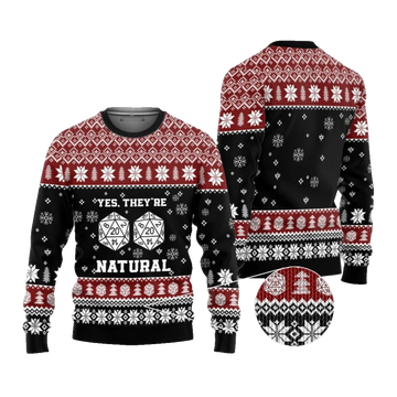2026 Christmas DnD Yes Witches They're Natural Ugly Christmas Sweater - Moonbestprint