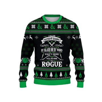 2026 Christmas DnD I Am The Master Of Shadows Ugly Christmas Sweater - Moonbestprint