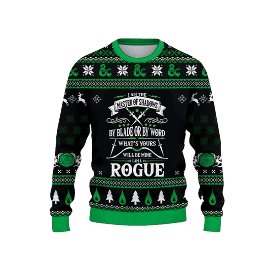 2026 Christmas DnD I Am The Master Of Shadows Ugly Christmas Sweater - Moonbestprint
