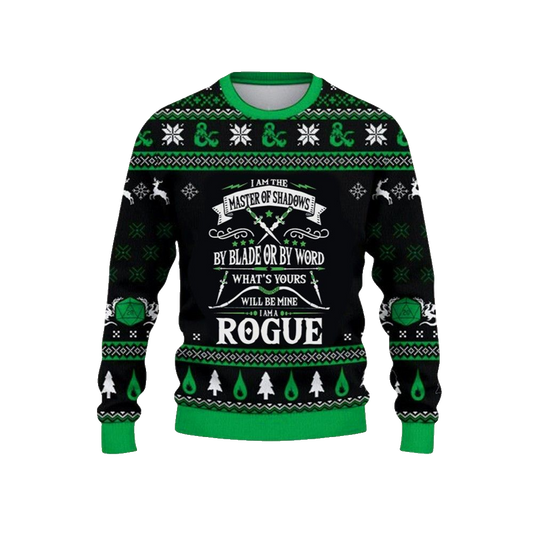2026 Christmas DnD I Am The Master Of Shadows Ugly Christmas Sweater - Moonbestprint