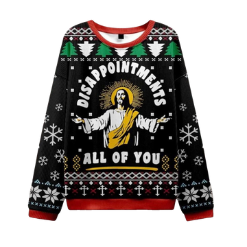 2026 Christmas Disappointed In All Of You Shirt Ugly Sweater - Moonbestprint