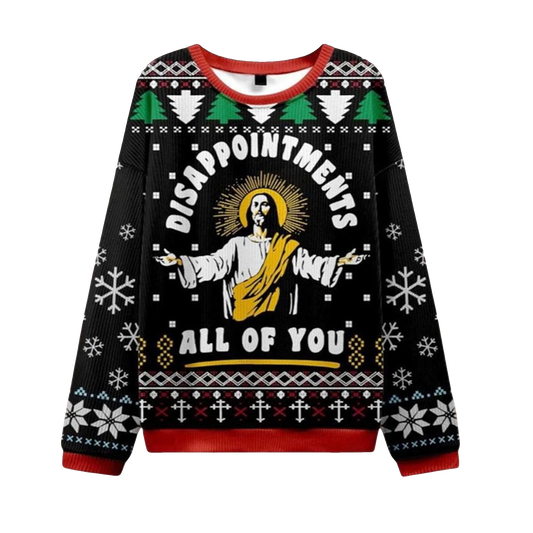 2026 Christmas Disappointed In All Of You Shirt Ugly Sweater - Moonbestprint