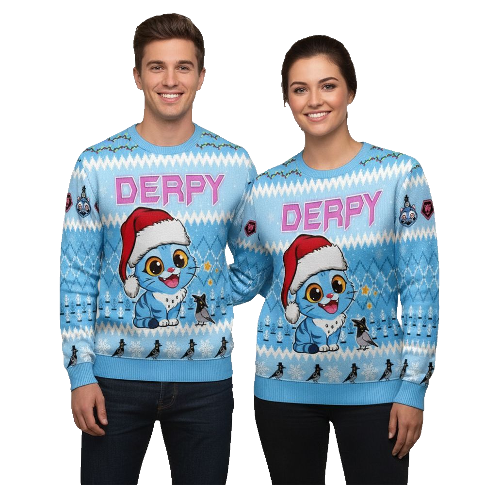 2026 Christmas Derpy Tiger Ugly Christmas Sweater - Moonbestprint