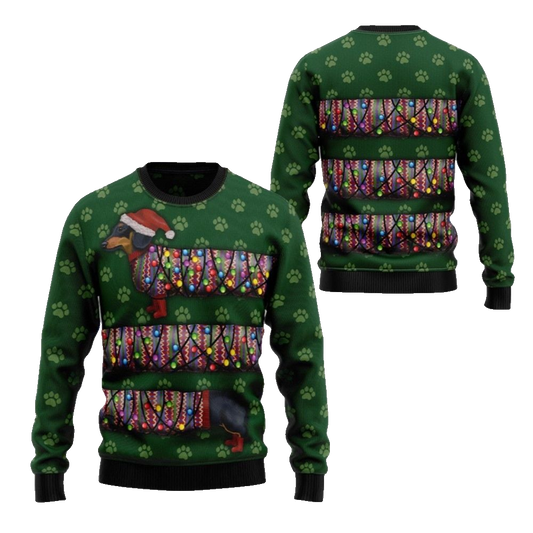 2026 Christmas Dachshund Ugly Christmas Sweater - Moonbestprint