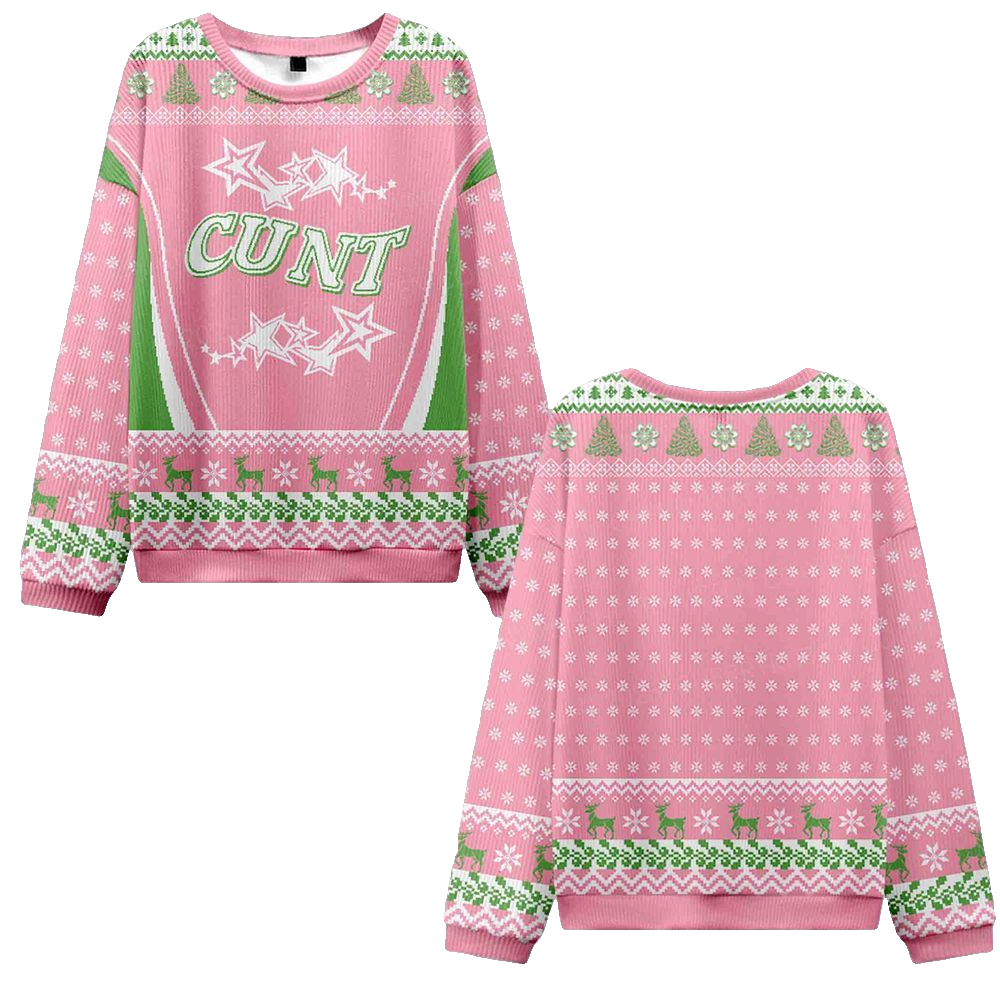 2026 Christmas Cunt Stars Ugly Christmas Sweater - Moonbestprint