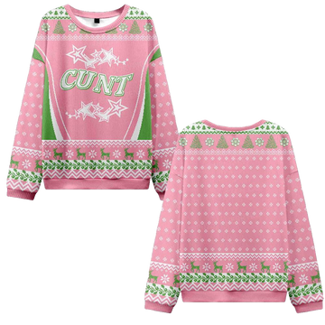 2026 Christmas Cunt Stars Ugly Christmas Sweater - Moonbestprint