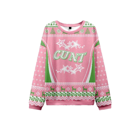 2026 Christmas Cunt Stars Ugly Christmas Sweater - Moonbestprint