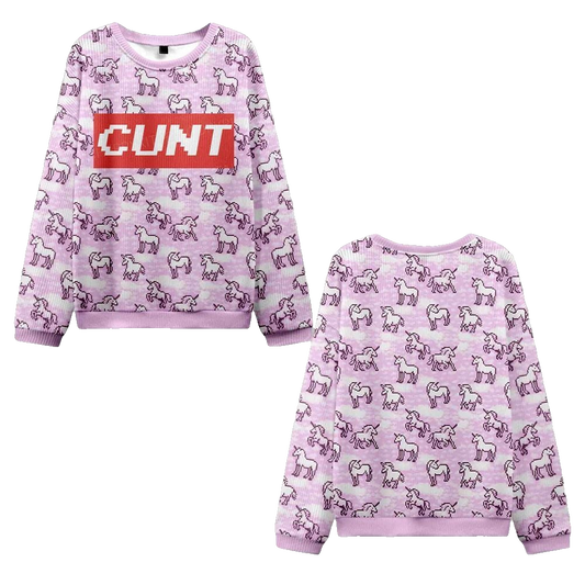 2026 Christmas Cunt Horse Ugly Christmas Sweater - Moonbestprint