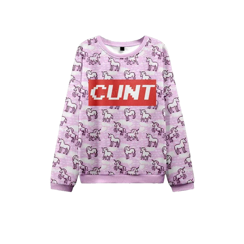 2026 Christmas Cunt Horse Ugly Christmas Sweater - Moonbestprint