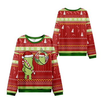 2026 Christmas Cucumber Ugly Christmas Sweater - Moonbestprint