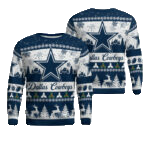 2025 Christmas Cowboys Festive Reindeer Tree Ugly Sweater – Moonbestprint