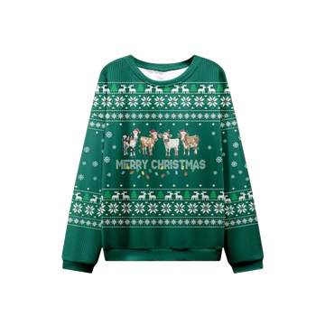 2026 Christmas Cow Merry Christmas Ugly Sweater - Moonbestprint