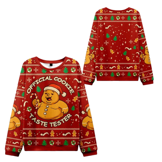 2026 Christmas Cookie Tester Ugly Sweater - Moonbestprint