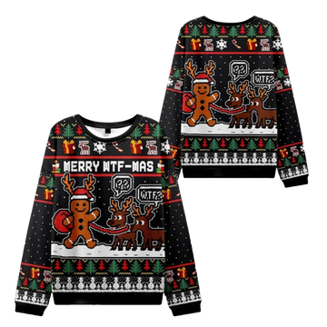 2026 Christmas Confused Reindeer Ugly Sweater - Moonbestprint