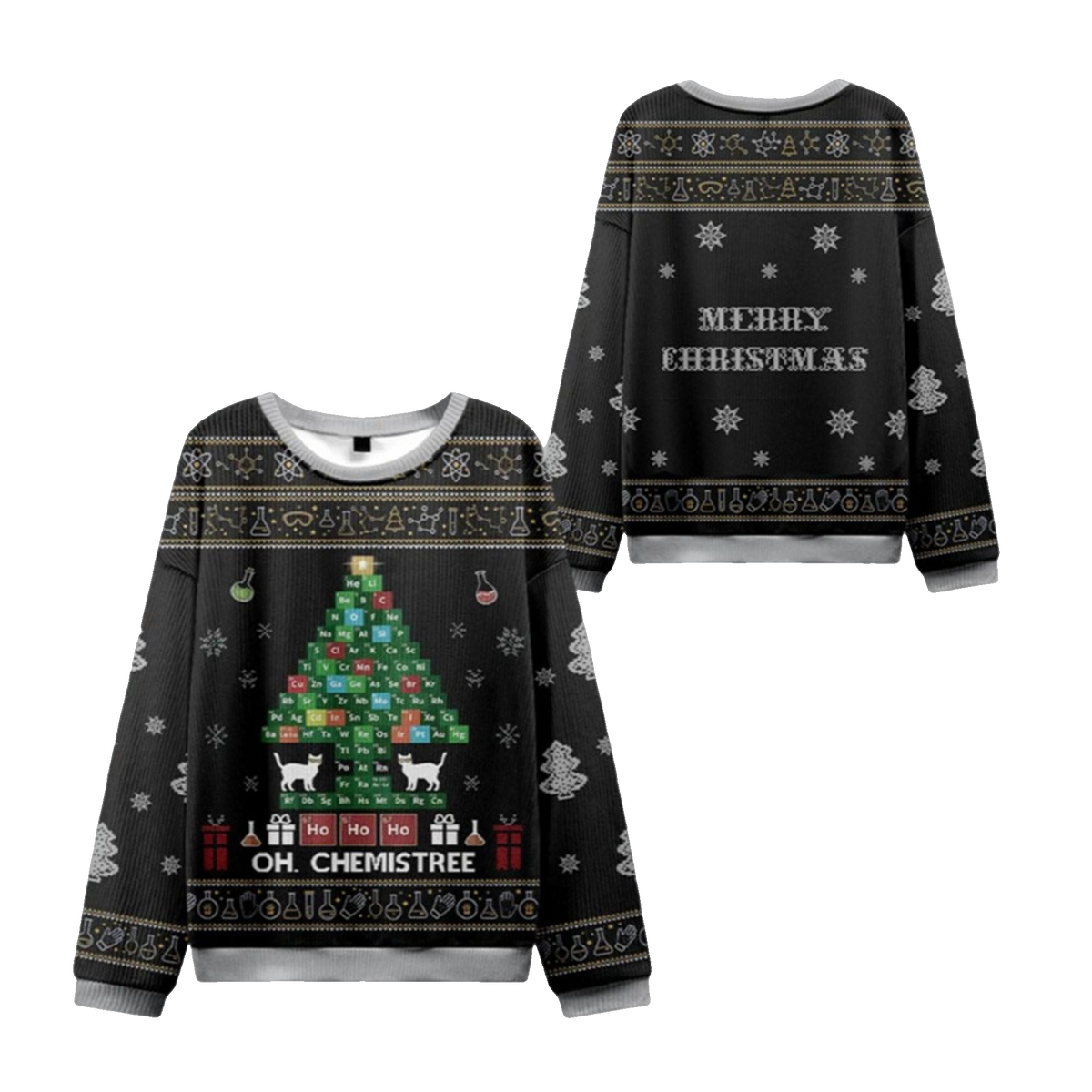 2026 Christmas Chemical Element Christmas Ugly Sweater - Moonbestprint