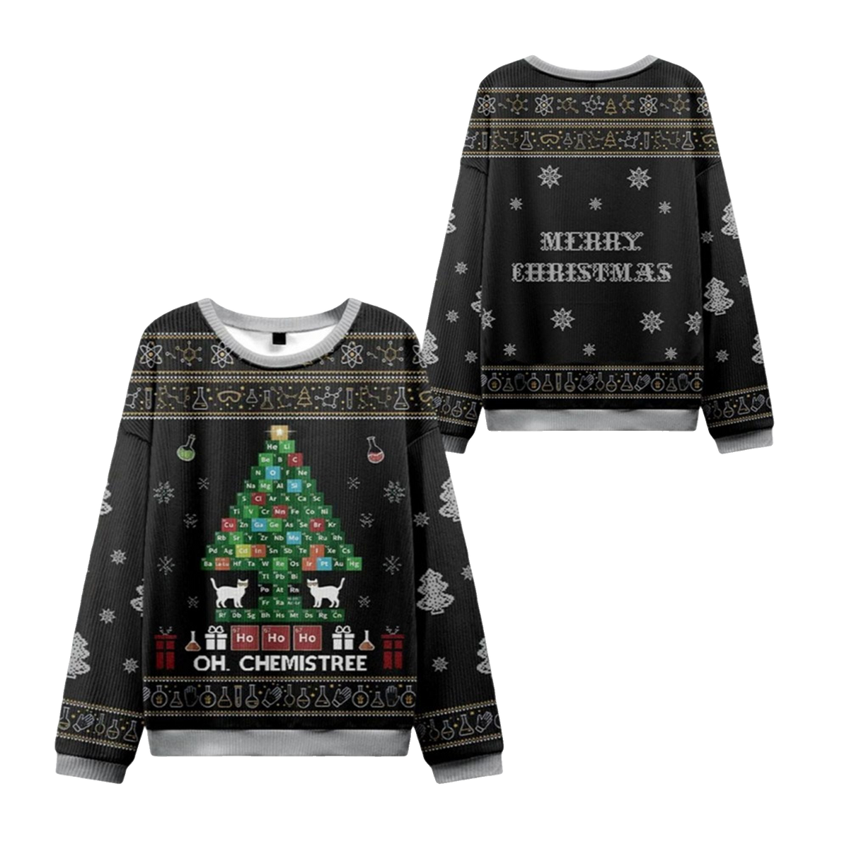2026 Christmas Chemical Element Christmas Ugly Sweater - Moonbestprint