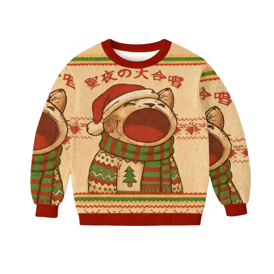 2026 Christmas Cat Cantata Christmas Ugly Sweater - Moonbestprint